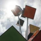 صمم بطريقة فنية.. تدشين نصب تذكاري للمعاقين بغزة