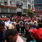 اعتصام تضامني مع النائب خالدة جرار في رام الله