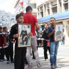 نابلس: وقفة تضامنية مع الأسرى والمضربين عن الطعام في سجون الاحتلال