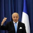 الرئيس محمود عباس يلتقي وزير الخارجية الفرنسي لوران فابيوس،في مقر الرئاسة برام الله