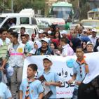 المسيرة الكشفية في نابلس بمناسبة اليوم العالمي لمكافحة المخدرات