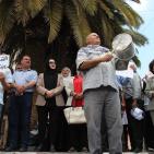 وقفة احتجاجية ضد الغلاء وارتفاع الأسعار في نابلس