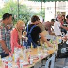 بالصور: مؤسسة حوار للتنمية تُنظم إفطاراً جماعياً في دار المُسنين بِنابلس