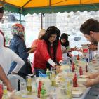 بالصور: مؤسسة حوار للتنمية تُنظم إفطاراً جماعياً في دار المُسنين بِنابلس