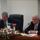 اجتماع  اللجنة الوزارية الفلسطينية الإيطالية المشتركة