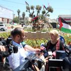 افتتاح ميدان الشهيد محمد أبو خضير بمدينة البيرة