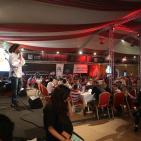 محمد اللحام في حرب ضرب في خيمة ليالي جراند بارك في رام لله