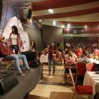 محمد اللحام في حرب ضرب في خيمة ليالي جراند بارك في رام لله