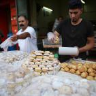 اجواء العيد في مدينة رام الله