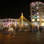 اجواء العيد في مدينة رام الله