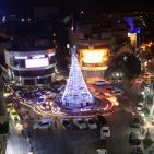 اجواء العيد في مدينة رام الله