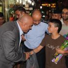 جولة تفقدية لمحافظ نابلس اللواء أكرم الرجوب في أسواق المدينة بمناسبة حلول عيد الفطر