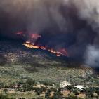 غضب الطبيعة يشعل النيران بالغابات اليونانية