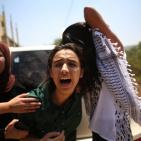 تشييع جثمان الشهيد الفتى ليث الخالدي في مخيم الجلزون