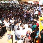 جماهير غاضبة تشيع جثمان الشهيد سعد دوابشة