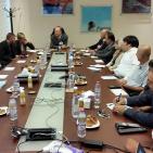 اجتماع صندوق الاستثمار مع المستثمرين في مقره في رام الله