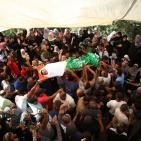 تشييع جثمان الشهيد أنس طه في بلدة قطنة