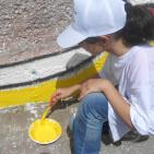 بالصور: المبادرات الشبابية ترسم جدارية 