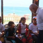 بالصور: افتتاح المخيمات الصيفية لأبناء الأسرى بغزة