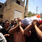 تشييع جثمان الشهيد رفيق التاج في طوباس