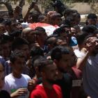 تشييع جثمان الشهيد رفيق التاج في طوباس