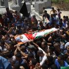 تشييع جثمان الشهيد ابو عمشة في كفر راعي بجنين