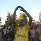 مهرجان حرب الالوان في رام الله