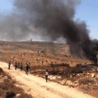 10 اصابات في مواجهات بين اهالي قصرة والمستوطنين