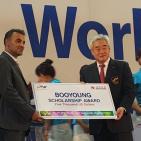 الاتحاد الفلسطيني يُكرم امام العالم في افتتاحية بطولة العالم للتايكواندو