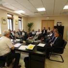 وفد من نقابة الصحفيين وممثلين وسائل اعلام يهنئون الدكتور عبد اللطيف ابو حجلة بمنصب رئاسة جامعة بيرزيت