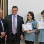 حفل تخريج جامعة النجاح والقنصلية الأمريكية في القدس لطالبات النادي العلمي 