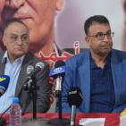 ابواحمد فؤاد في مؤتمر صحفي للجبهة الشعبيه في بيروت