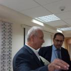 رئيس جامعة بيرزيت يعقد مؤتمرا صحفيا في الجامعة