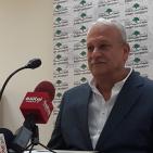 رئيس جامعة بيرزيت يعقد مؤتمرا صحفيا في الجامعة