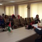 رئيس جامعة بيرزيت يعقد مؤتمرا صحفيا في الجامعة