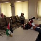 رئيس جامعة بيرزيت يعقد مؤتمرا صحفيا في الجامعة