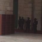 اعتداء المحتلين  على المصلين في المسجد الاقصى  اليوم الاثنين 14/9/2015