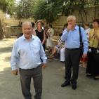 وفد اوكراني  يزور البلده القديمه في بير زيت يوم 14/9/2015