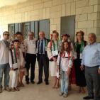 وفد اوكراني  يزور البلده القديمه في بير زيت يوم 14/9/2015