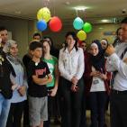 مستشفى النجاح الوطني الجامعي يُنظم يوماً للابتسامة بحضور الفنانة ريم البنا