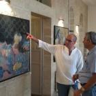 معرض رسومات في مؤسسة القطان رام الله