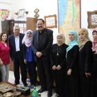 د. صيدم يزور عددا من المدارس في محيط رام الله