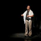 عرض للمسرحية الغنائية حادي القوافل في قصر الثقافة في رام الله