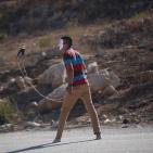 مواجهات امام سجن عوفر غربي رام الله