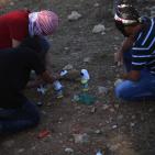 مواجهات امام سجن عوفر غربي رام الله