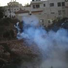 مواجهات امام سجن عوفر غربي رام الله