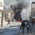 بالصور.. اندلاع مواجهات عنيفة عقب مسيرة نصرة الأقصى في الخليل