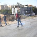 مواجهات بين قوات الإحتلال وشبان في مخيم الجلزون شمال رام الله