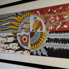 الفكرة لم تمت ولن تمت وان رحل صاحبها  تبقى الفكرة وانتشارها  مسرحا ورسما للفنان الراحل ابراهيم سابا