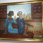 الفكرة لم تمت ولن تمت وان رحل صاحبها  تبقى الفكرة وانتشارها  مسرحا ورسما للفنان الراحل ابراهيم سابا